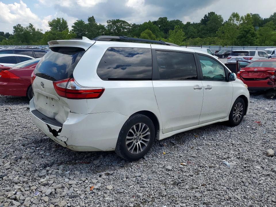 2018 Toyota Sienna VIN 5TDYZ3DC3JS910058 COPART salvage auction — REAR END, Ky - Cert Of Title-Salvage, sold $10,800 on 2026-07-17 (photo 3)