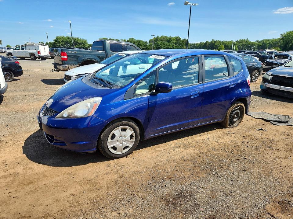 2012 Honda Fit VIN JHMGE8H38CC019975 COPART salvage auction — SIDE, MA - CERT OF TITLE-SALVAGE, sold $650 on 2026-07-23 (photo 1)