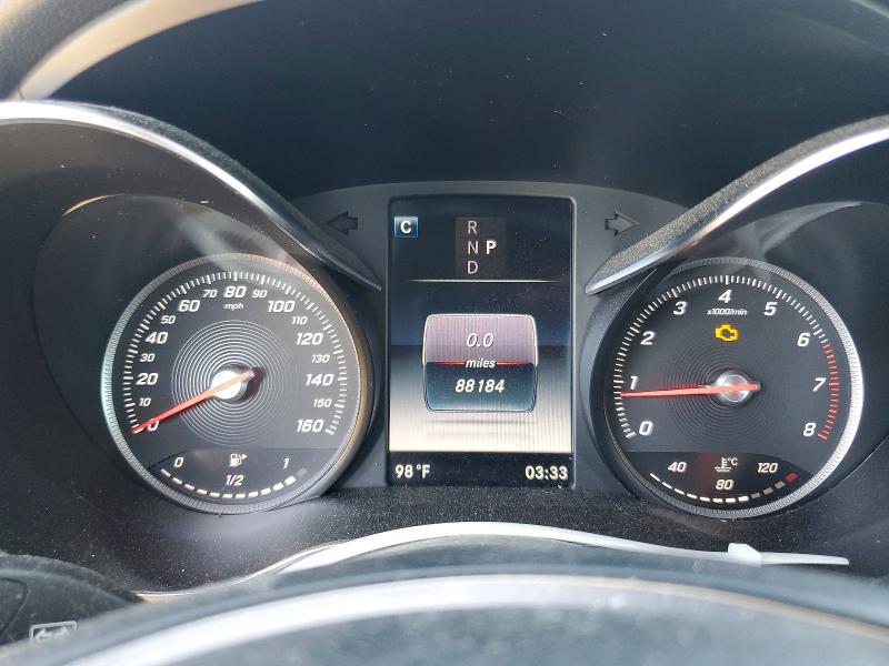 2017 Mercedes-benz Glc VIN WDC0G4JB2HF193161 COPART salvage auction — FRONT END, Ca - Salvage Certificate, sold $5,300 on 2026-07-16 (photo 9)