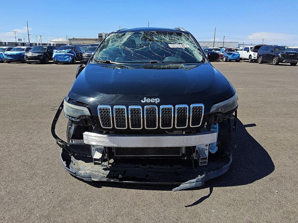 2019 Jeep Cherokee VIN 1C4PJLLB6KD267200 COPART salvage auction — FRONT END, Az - Certificate Of Title, sold $175 on 2026-07-28 (photo 5)
