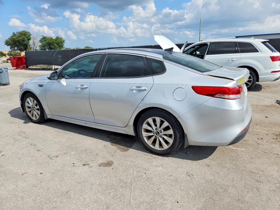 2016 Kia Optima VIN 5XXGU4L37GG057479 COPART salvage auction — REAR END, Fl - Certificate Of Title, sold $375 on 2026-07-28 (photo 2)