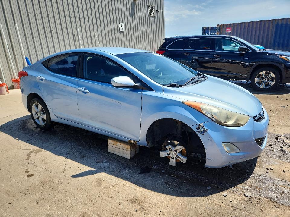 2012 Hyundai Elantra VIN KMHDH4AE7CU322882 COPART salvage auction — FRONT END, Wi - Junked Vehicle Bill Of Sale, sold $325 on 2026-07-20 (photo 4)