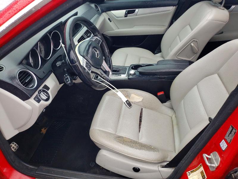 2012 Mercedes-benz VIN WDDGF8BBXCR208581 COPART salvage auction — ROOF, Ct - Cert Of Title-Salvage, sold $875 on 2026-07-17 (photo 7)