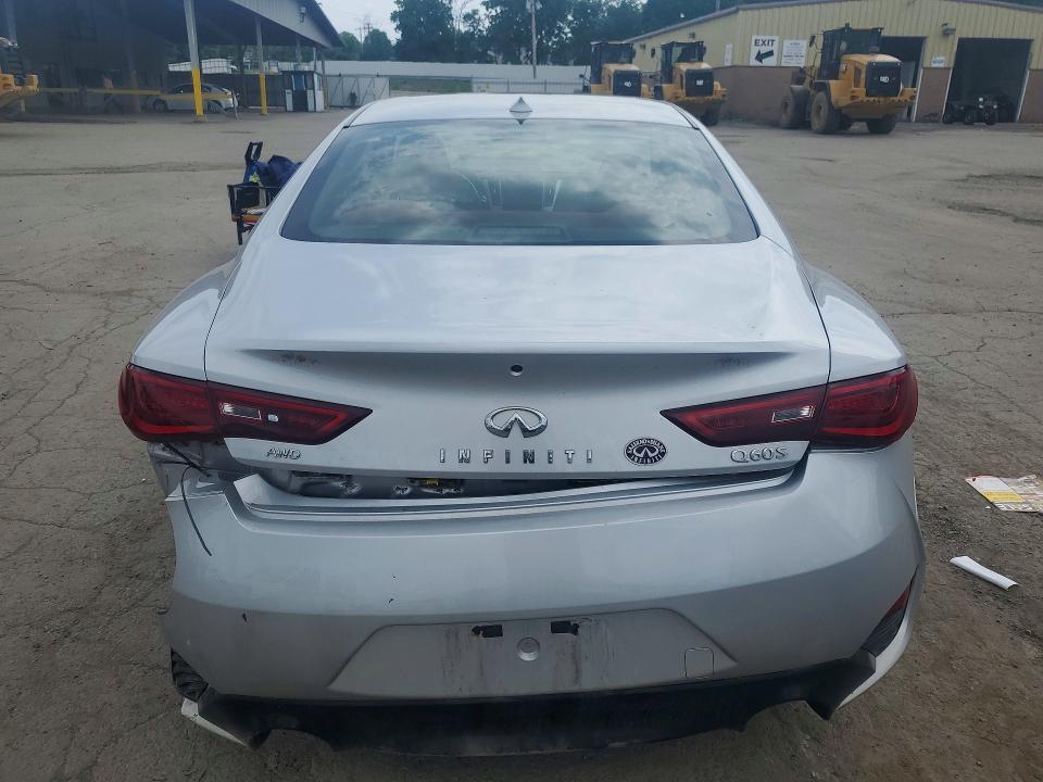 2018 Infiniti Q60 VIN JN1EV7EL6JM392353 COPART salvage auction — REAR END, NY - MV-907A SALVAGE CERTIFICATE, sold $2,400 on 2026-07-28 (photo 6)
