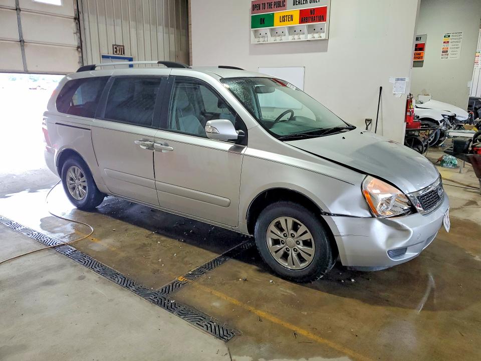 2012 Kia SEDONA VIN KNDMG4C78C6446184 COPART salvage auction — FRONT END, Salvage Title, sold $1,700 on 2026-07-16 (photo 4)