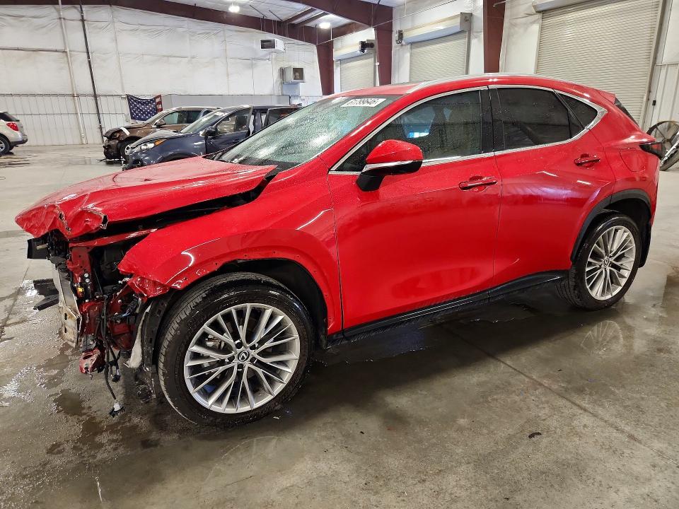 2025 Lexus Nx 350 VIN 2T2GGCEZ8SC086181 — COPART salvage auction photo