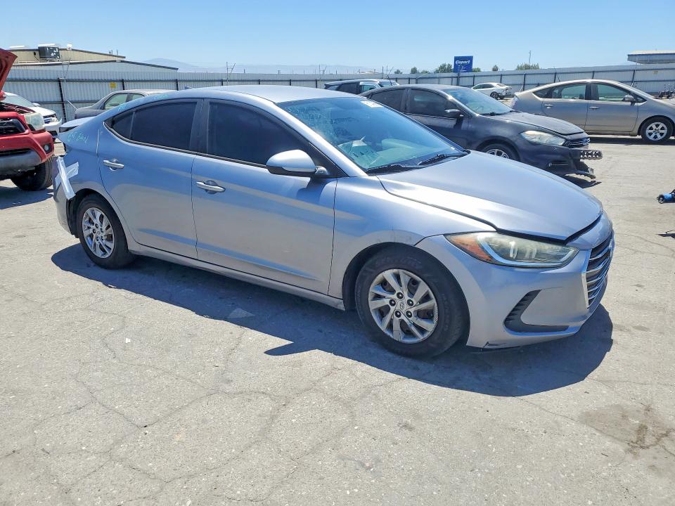 2017 Hyundai Elantra VIN 5NPD74LF6HH152495 COPART salvage auction — REAR END, Ca - Salvage Certificate, sold $225 on 2026-07-24 (photo 4)