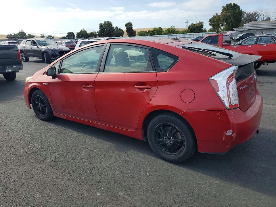 2014 Toyota Prius VIN JTDKN3DU5E1759088 COPART salvage auction — VANDALISM, CA - SALVAGE CERTIFICATE, sold $1,350 on 2026-07-22 (photo 2)