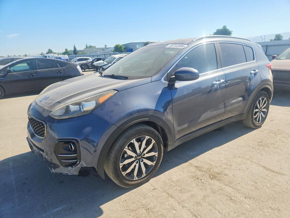 2017 Kia VIN KNDPN3ACXH7149660 COPART salvage auction — FRONT END, CA - SALVAGE CERTIFICATE, sold $2,700 on 2026-07-31 (photo 1)