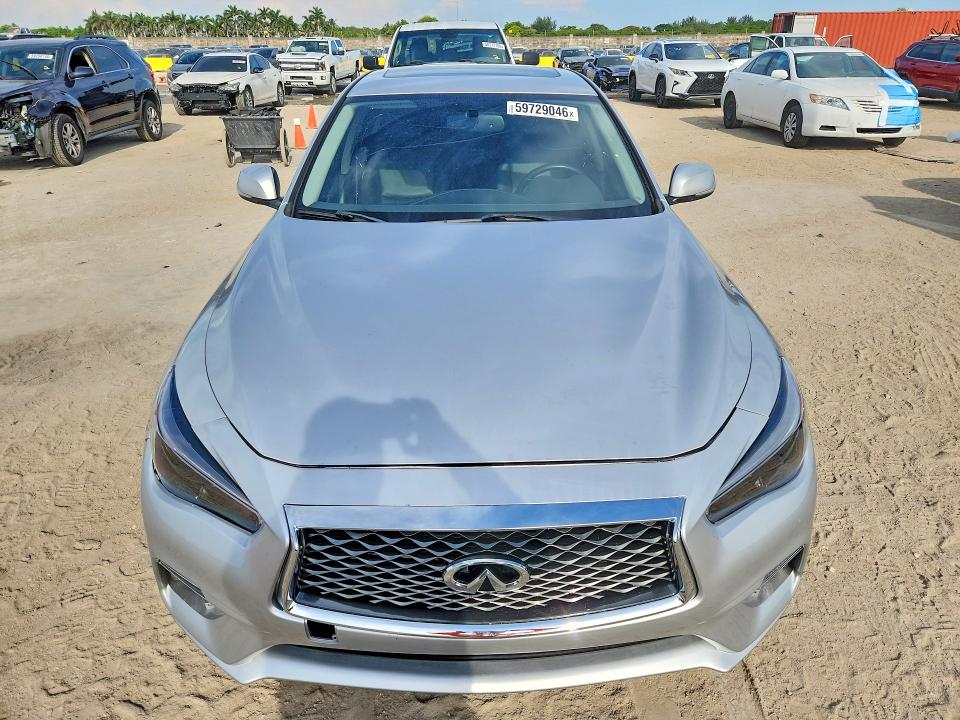 2018 Infiniti Q50 VIN JN1EV7AP5JM590642 COPART salvage auction — MECHANICAL, Fl - Certificate Of Title, sold $1,550 on 2026-07-08 (photo 5)