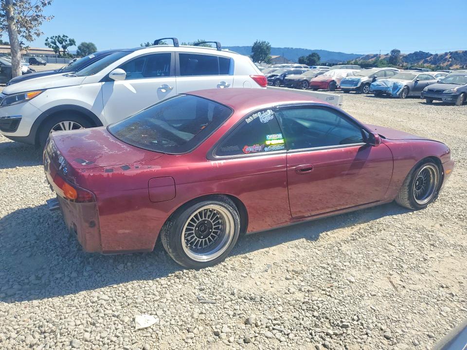 1995 Nissan 240sx VIN JN1AS44D8SW000964 COPART salvage auction — REAR END, Ca - Salvage Certificate, sold $3,300 on 2026-07-28 (photo 3)