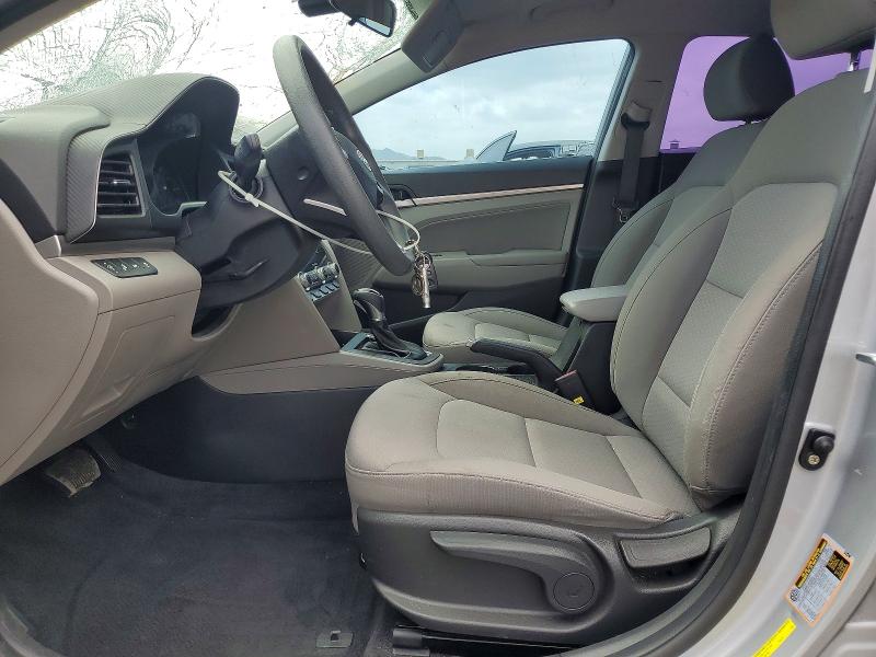 2020 Hyundai Elantra VIN KMHD84LFXLU936590 COPART salvage auction — FRONT END, Ca - Salvage Certificate, sold $3,050 on 2026-07-13 (photo 7)