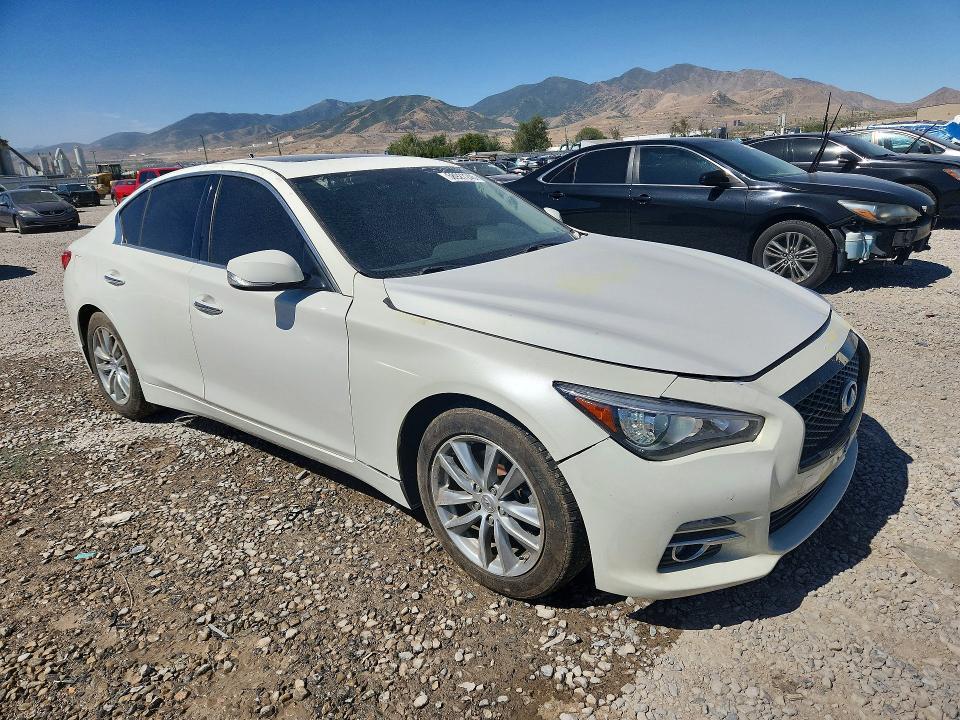 2017 Infiniti Q50 VIN JN1EV7AP6HM741725 COPART salvage auction — FRONT END, Nj - Cert Of Title-Salvage, sold $2,700 on 2026-07-24 (photo 4)