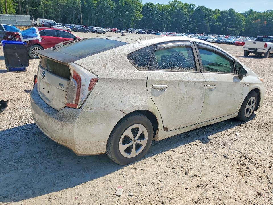2012 Toyota Prius VIN JTDKN3DU0C5512695 COPART salvage auction — MINOR DENT/SCRATCHES, Nc - Dealer Only Clean Title, sold $2,544 on 2026-07-16 (photo 3)