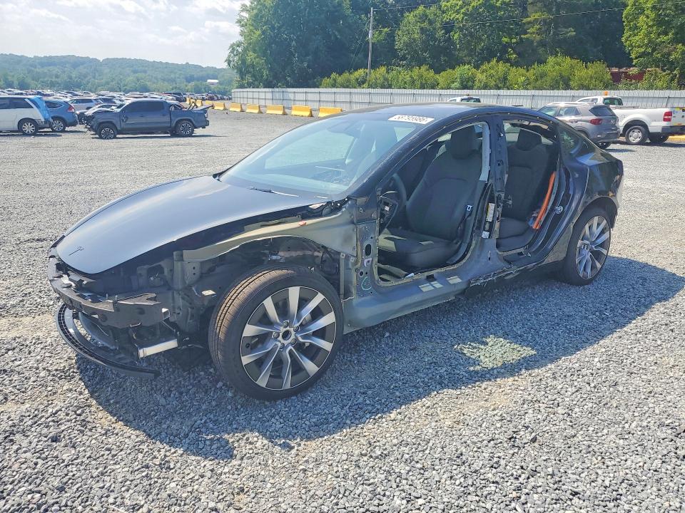 2026 Tesla Model 3 VIN 5YJ3E1EA5TF170267 COPART salvage auction — SIDE, Nc - Salvage Certificate Of Title, sold $6,500 on 2026-07-23 (photo 1)