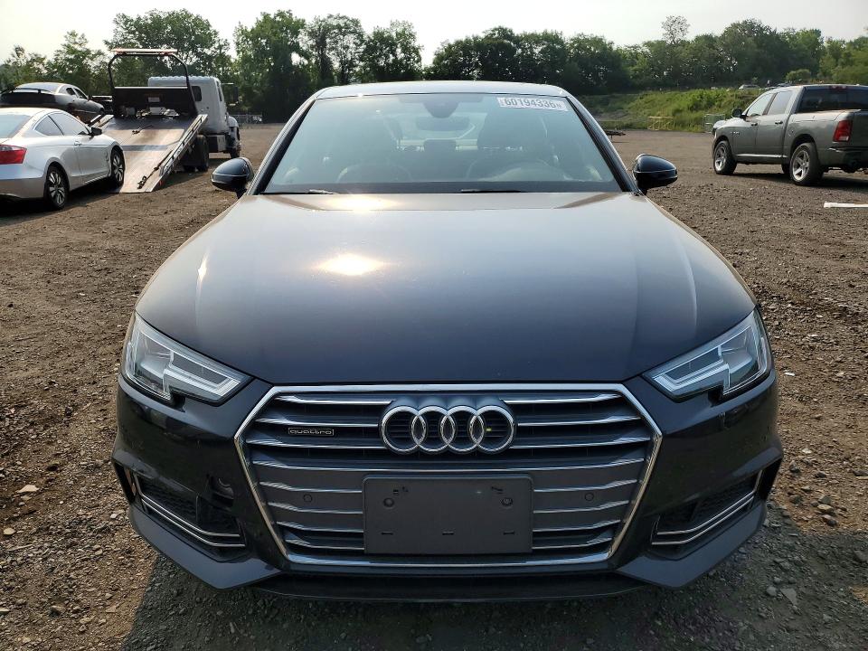 2018 Audi A4 VIN WAUENAF44JA149818 COPART salvage auction — UNDERCARRIAGE, Ny - Mv-907A Salvage Certificate, sold $6,400 on 2026-07-16 (photo 5)