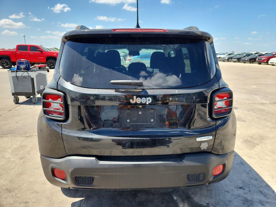 2017 Jeep Renegade VIN ZACCJABB6HPG37821 COPART salvage auction — HAIL, Tx - Certificate Of Title, sold $1,750 on 2026-08-06 (photo 6)