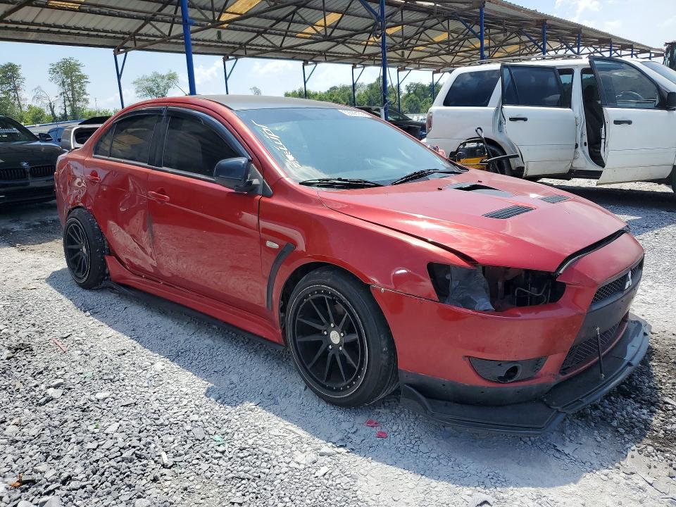 2009 Mitsubishi Lancer VIN JA3AU26U29U006806 COPART salvage auction — SIDE, Ga - Cert Of Title-Salvage, sold $300 on 2026-07-30 (photo 4)