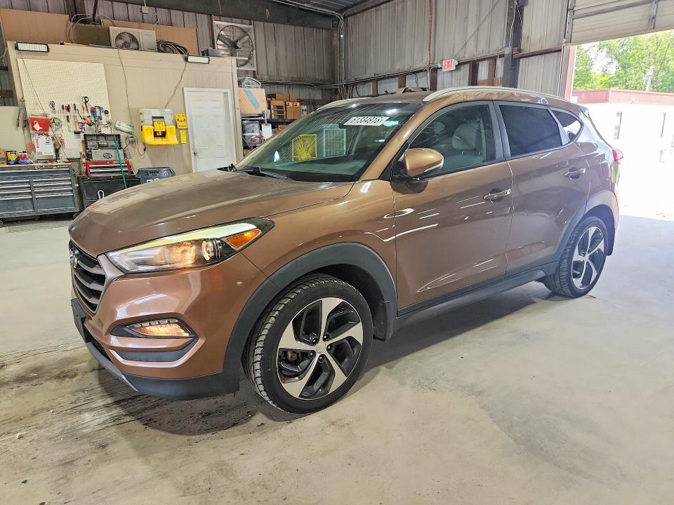 2016 Hyundai Tucson VIN KM8J3CA27GU229772 COPART salvage auction — HAIL, MO - CERTIFICATE OF TITLE, sold $1,900 on 2026-07-28 (photo 1)