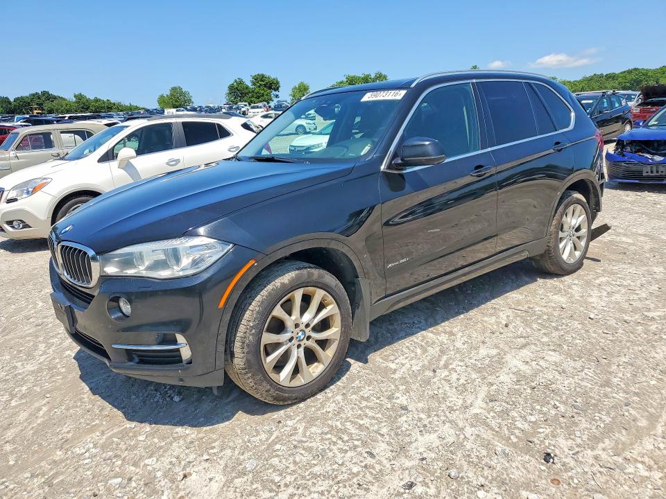 2015 BMW X5 VIN 5UXKR0C54F0P02951 COPART salvage auction — REAR END, Ma - Cert Of Title-Reconstrctd Coll, sold $450 on 2026-07-22 (photo 1)