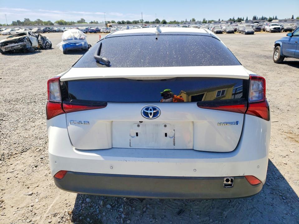 2020 Toyota Prius VIN JTDKARFU7L3102855 COPART salvage auction — FRONT END, Ca - Salvage Certificate, sold $4,800 on 2026-07-21 (photo 6)