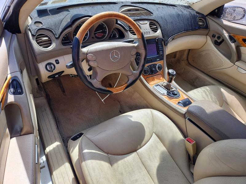 2006 Mercedes-benz Sl-class VIN WDBSK75F36F112904 COPART salvage auction — FRONT END, TX - SALVAGE VEHICLE TITLE (P), sold $2,550 on 2026-07-16 (photo 8)