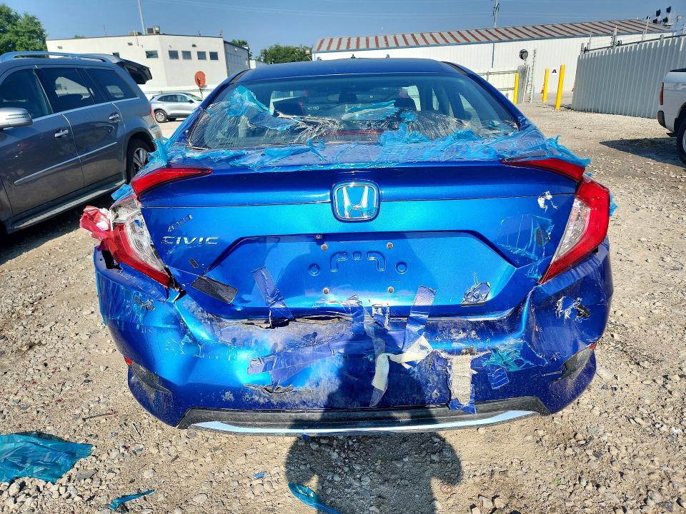 2020 Honda Civic VIN 2HGFC2F65LH537280 COPART salvage auction — REAR END, Oh - Certificate Of Title, sold $7,500 on 2026-08-25 (photo 6)