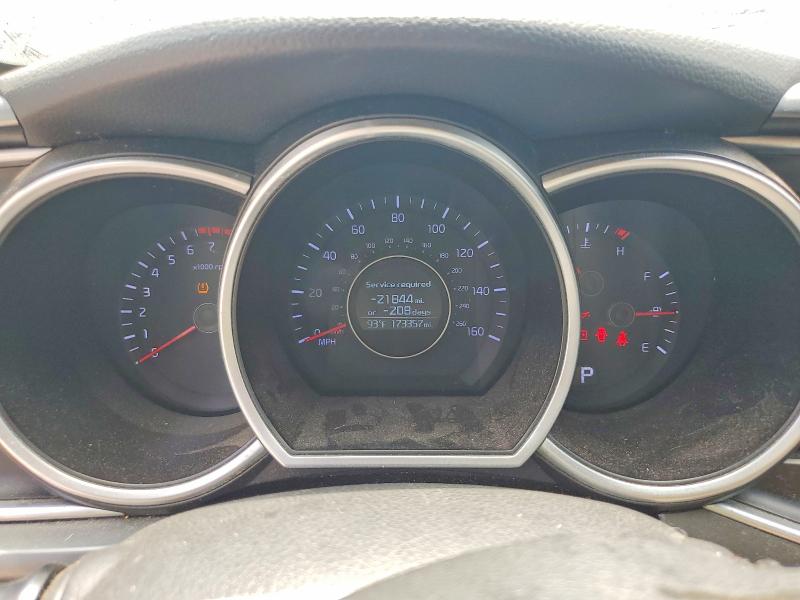2015 Kia Optima VIN KNAGM4A76F5617675 COPART salvage auction — MECHANICAL, Fl - Cert Of Title-Rebuilt, sold $500 on 2026-07-30 (photo 9)