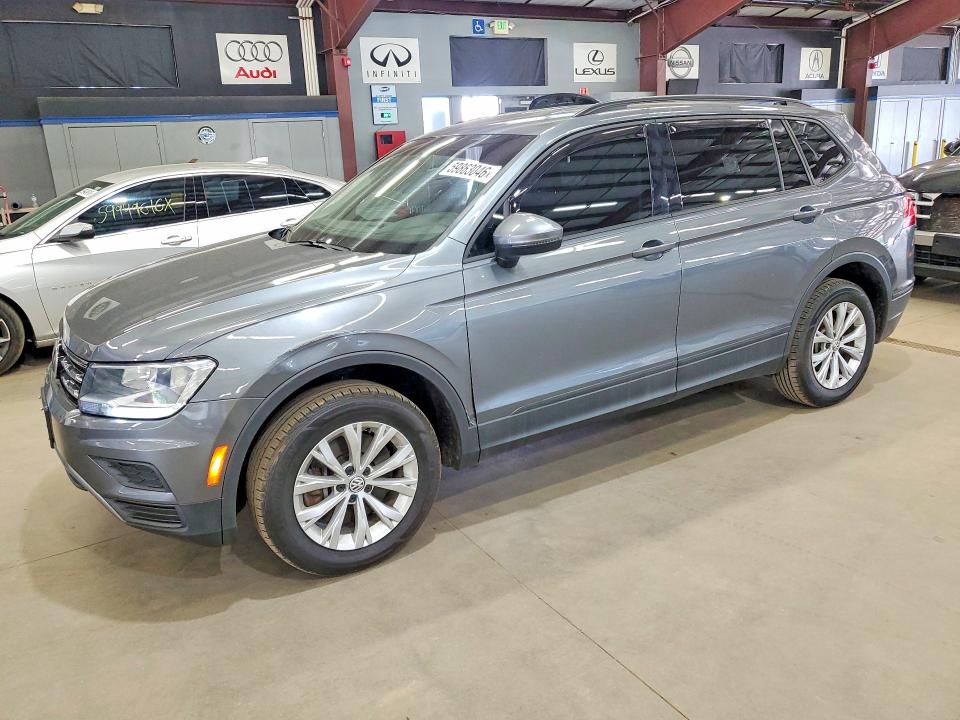 2019 Volkswagen Tiguan VIN 3VV0B7AX3KM188268 COPART salvage auction — FRONT END, Ma - Certificate Of Title (P), sold $3,200 on 2026-07-09 (photo 1)