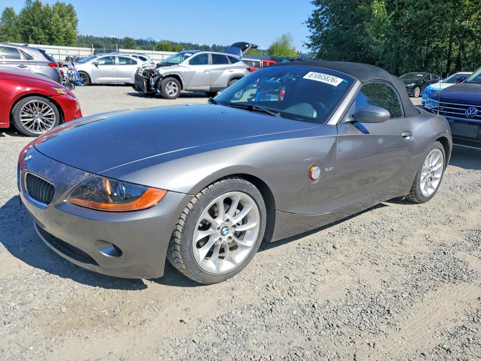 2004 BMW Z4 VIN 4USBT33474LS48700 COPART salvage auction — SIDE, WA - VEHICLE CERT OF OWNERSHIP-TITL, sold $60 on 2026-07-24 (photo 1)