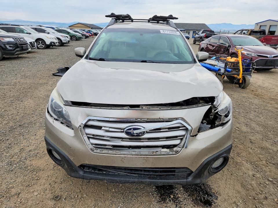 2017 Subaru Outback VIN 4S4BSACC1H3315264 COPART salvage auction — FRONT END, Mt - Salvage Certificate Of A Vehic, sold $600 on 2026-08-25 (photo 5)