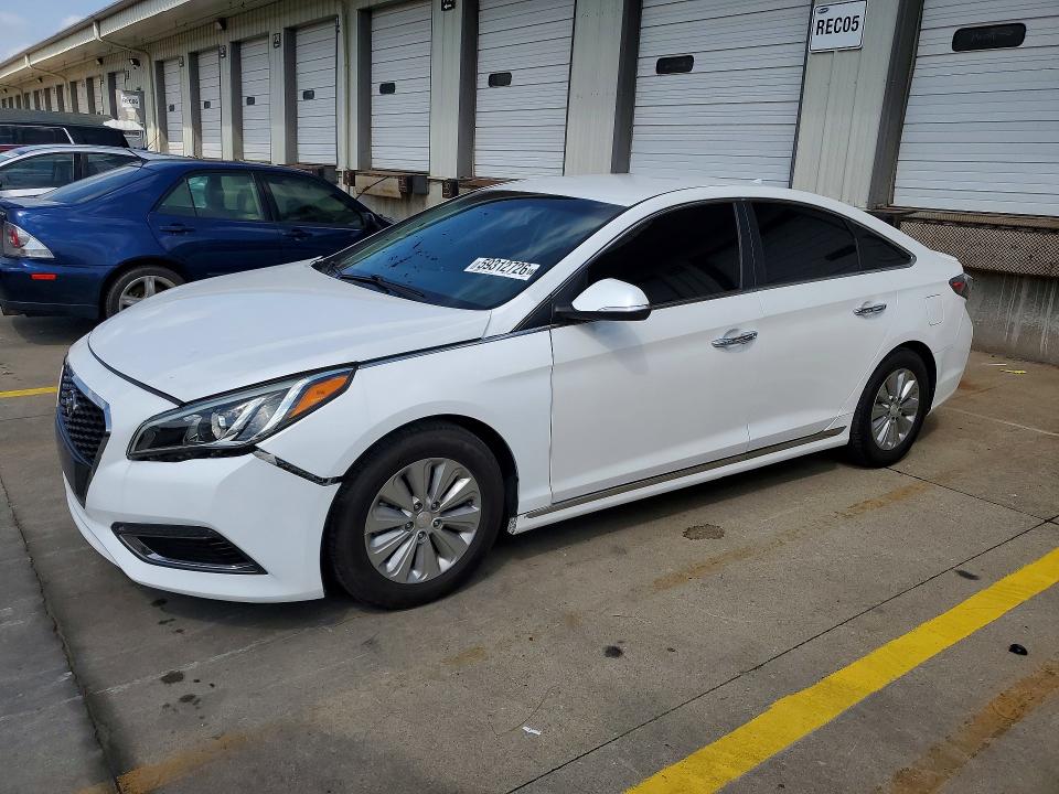 2016 Hyundai Sonata VIN KMHE24L16GA022712 COPART salvage auction — FRONT END, Tn - Certificate Of Title, sold $575 on 2026-07-30 (photo 1)