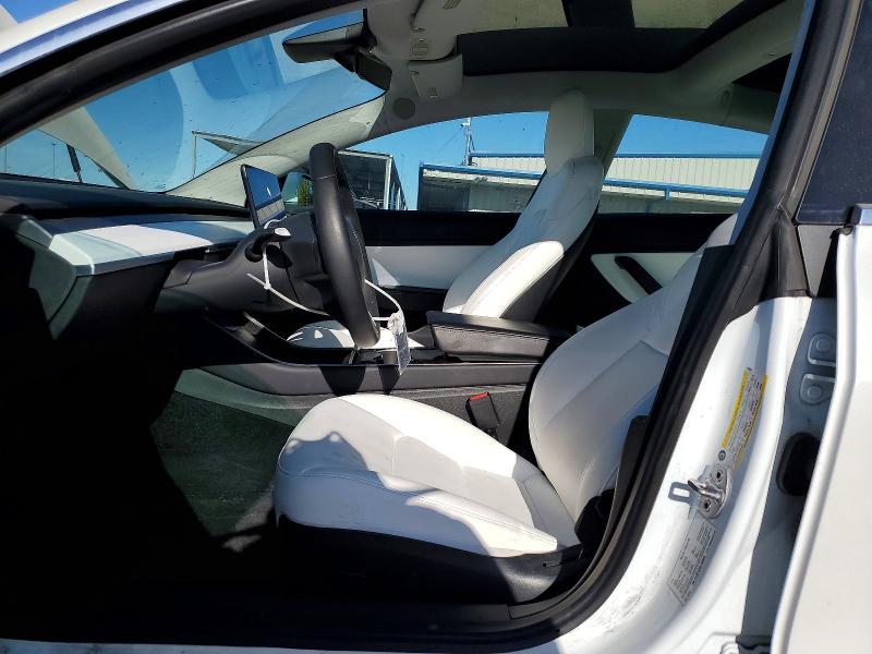 2020 Tesla Model 3 VIN 5YJ3E1EAXLF599095 COPART salvage auction — FRONT END, Ca - Salvage Certificate, sold $6,100 on 2026-07-21 (photo 7)