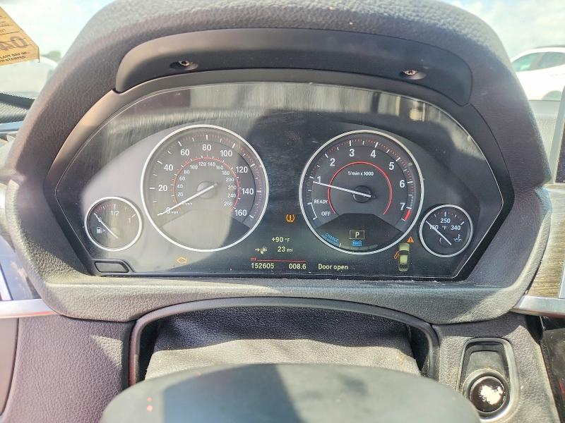 2017 BMW 3er VIN WBA8E1C52HK480041 COPART salvage auction — MINOR DENT/SCRATCHES, La - Permit To Sell (P), sold $1,850 on 2026-08-03 (photo 9)