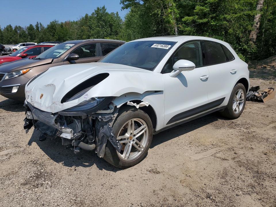 2022 Porsche Macan VIN WP1AA2A53NLB05708 COPART salvage auction — DAMAGE HISTORY, On - Permit No Brand - Unfit (P), sold $18,900 on 2026-08-06 (photo 1)