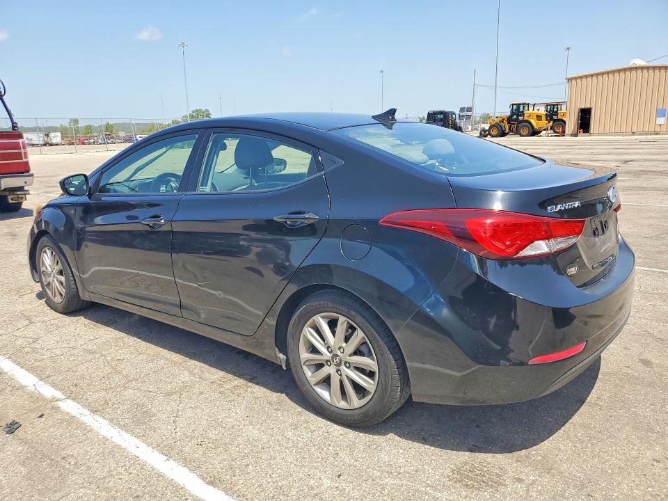 2014 Hyundai Elantra VIN KMHDH4AE8EU171893 COPART salvage auction — FRONT END, Oh - Cert Of Title-Salvage, sold $625 on 2026-07-10 (photo 2)