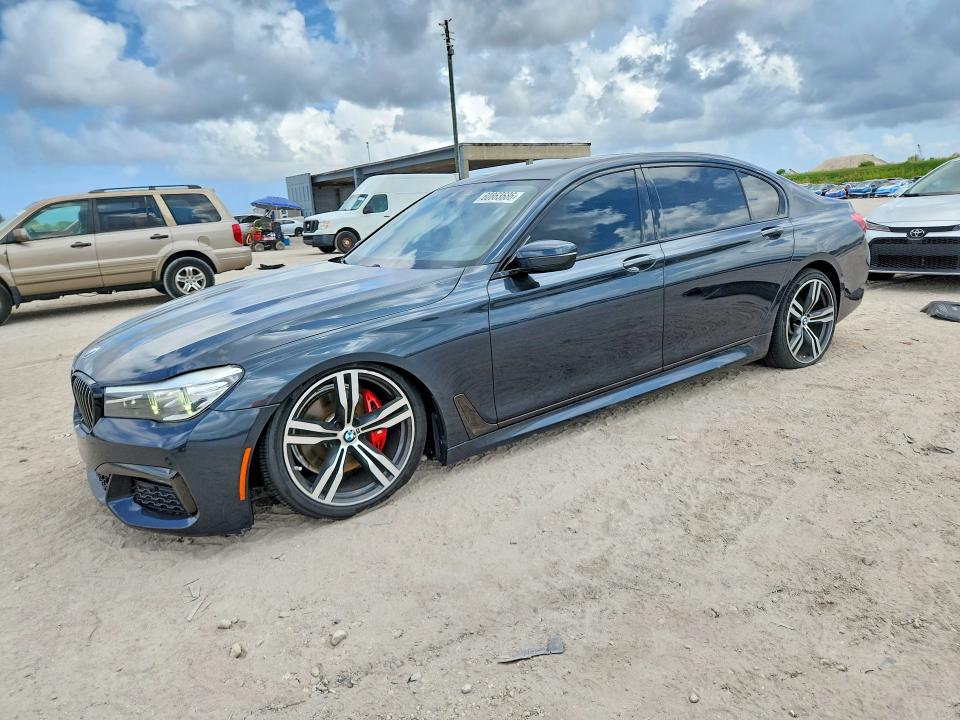 2019 BMW 7er VIN WBA7E2C56KB217432 COPART salvage auction — WATER/FLOOD, Fl - Cert Of Title-Slvg Rebld Flood, sold $6,200 on 2026-08-04 (photo 1)