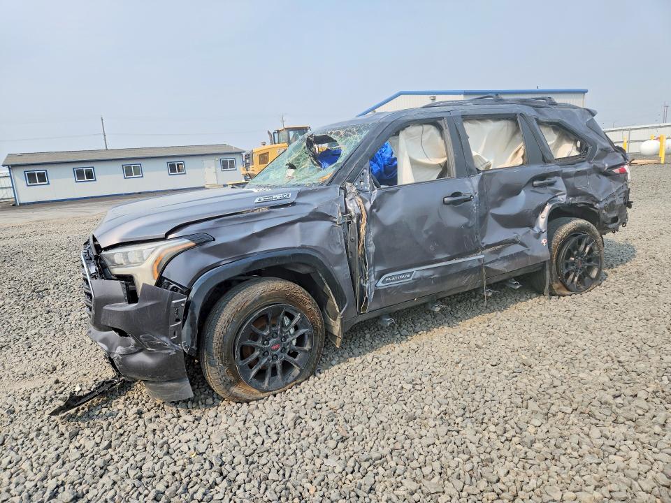 2025 Toyota Sequoia VIN 7SVAAABA2SX050623 COPART salvage auction — ROLLOVER, WA - BILL OF SALE, sold $1,600 on 2026-07-29 (photo 1)