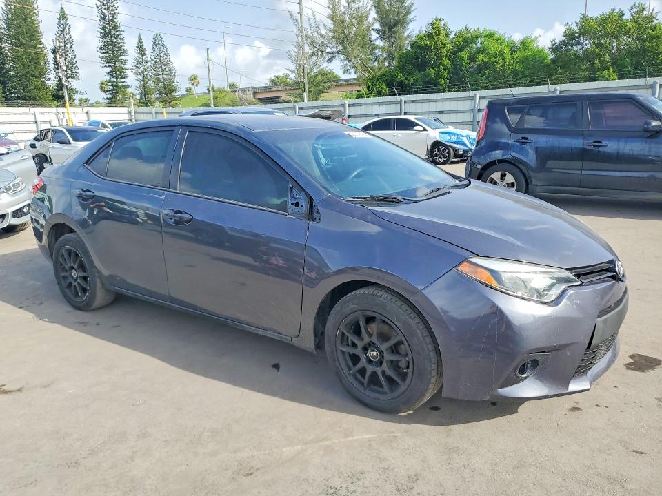 2015 Toyota Corolla VIN 2T1BURHE9FC280856 COPART salvage auction — UNDERCARRIAGE, FL - CERTIFICATE OF TITLE, sold $2,450 on 2026-07-22 (photo 4)