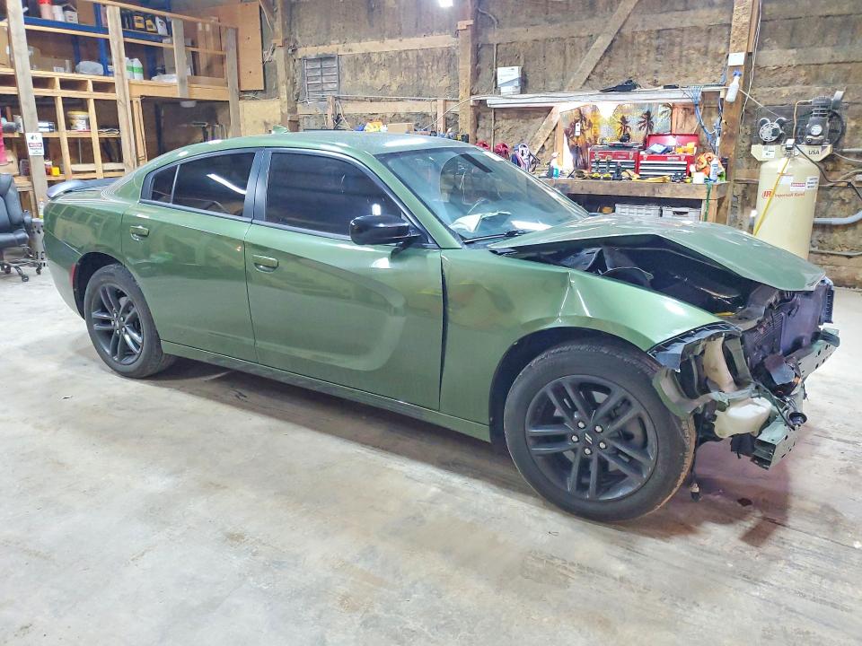 2019 Dodge Charger VIN 2C3CDXJG2KH743283 COPART salvage auction — FRONT END, Sd - Cert Of Title-Salvage, sold $2,550 on 2026-10-06 (photo 4)