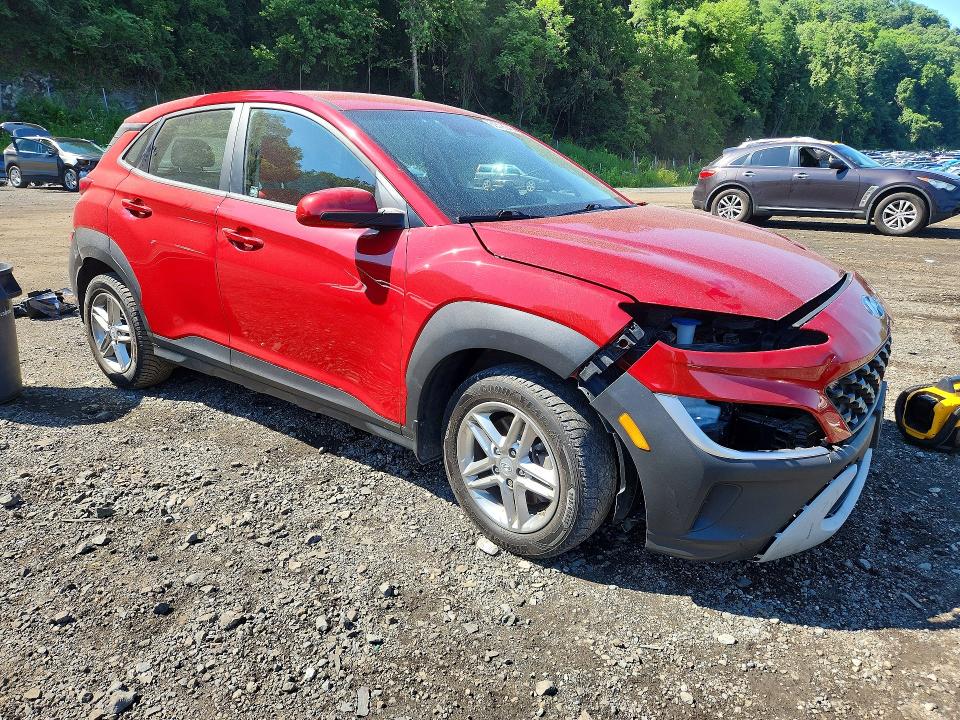 2022 Hyundai Kona VIN KM8K2CAB9NU776501 COPART salvage auction — FRONT END, NY - MV-907A SALVAGE CERTIFICATE, sold $1,150 on 2026-07-23 (photo 4)