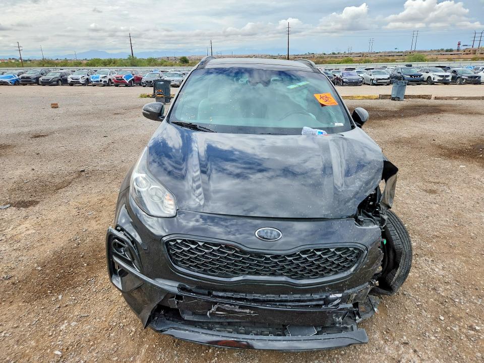 2022 Kia Sportage VIN KNDP63AC2N7014388 COPART salvage auction — FRONT END, Az - Cert Of Title - Salvage, sold $3,250 on 2026-07-31 (photo 5)