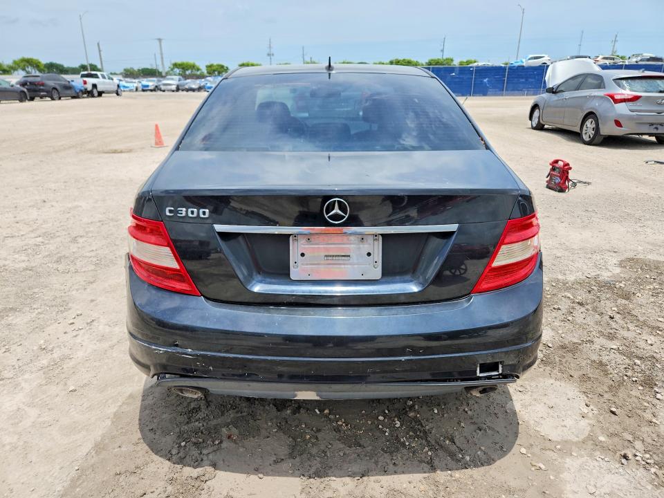 2011 Mercedes-benz C class VIN WDDGF5EB1BF644682 COPART salvage auction — REAR END, FL - CERT OF TTL-REBUILT&SLVG RBLD, sold $400 on 2026-07-22 (photo 6)