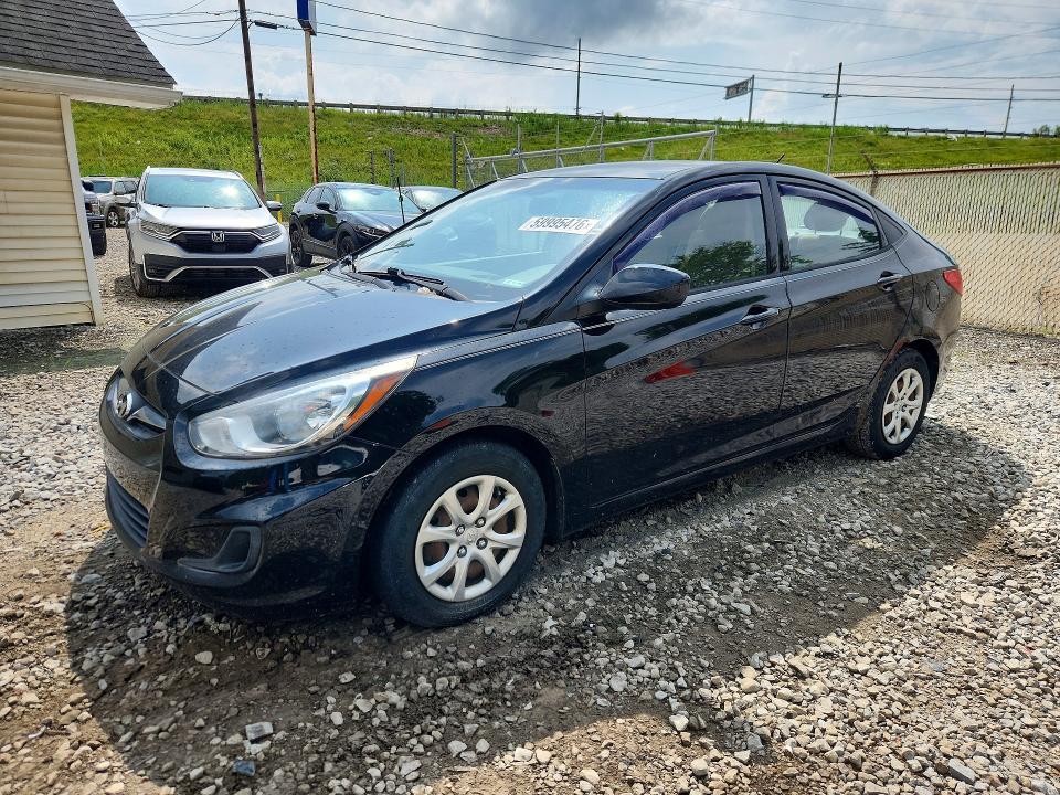 2013 Hyundai Accent VIN KMHCT4AE7DU584901 COPART salvage auction — MECHANICAL, Oh - Certificate Of Title, sold $250 on 2026-07-22 (photo 1)