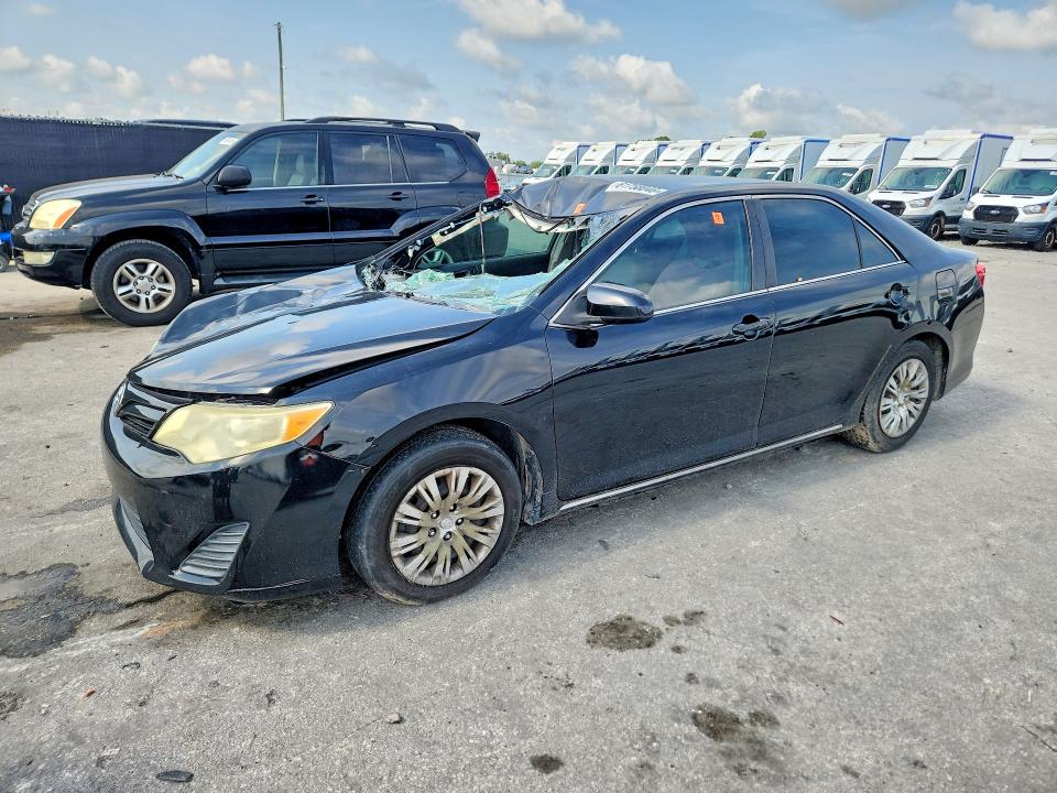 2014 Toyota Camry VIN 4T1BF1FK6EU426194 COPART salvage auction — FRONT END, Fl - Cert Of Ttl-Rebuilt&Slvg Rbld, sold $925 on 2026-08-25 (photo 1)