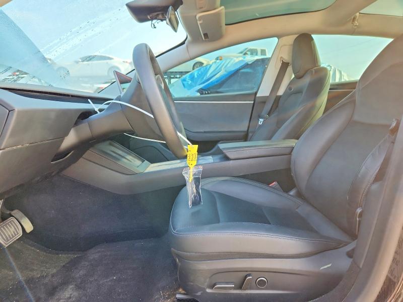 2025 Tesla Model 3 VIN 5YJ3E1EA3SF980608 COPART salvage auction — FRONT END, Tx - Dis/Dlr/Exp Only Salvage Title, sold $14,800 on 2026-09-24 (photo 7)