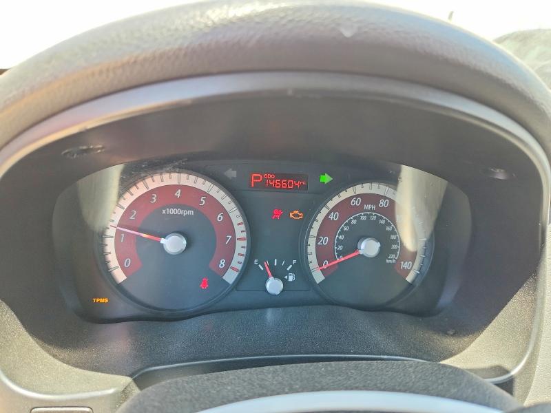 2010 Kia Rio VIN KNADH4A39A6692121 COPART salvage auction — REAR END, Ca - Salvage Certificate, sold $625 on 2026-07-16 (photo 9)