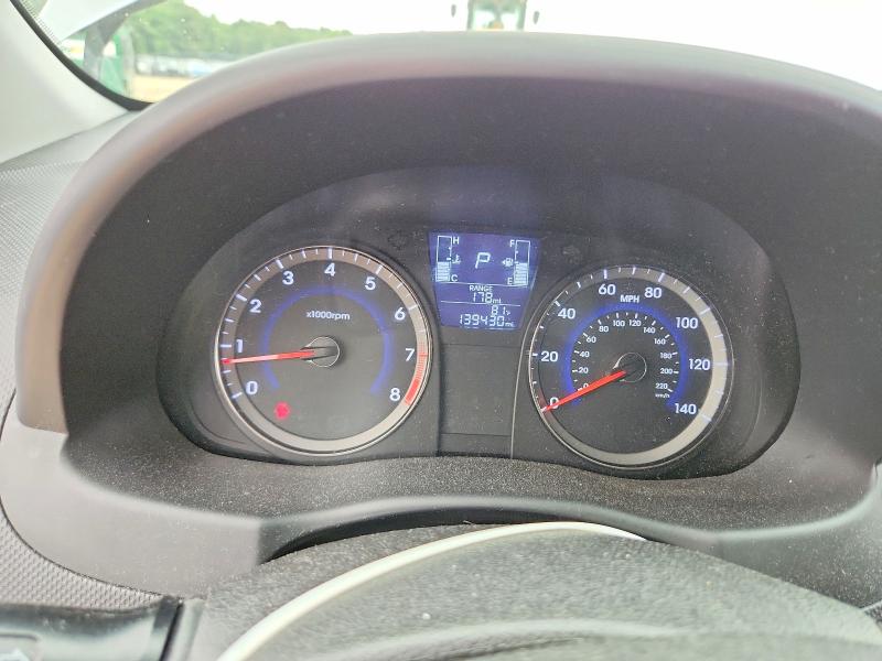 2015 Hyundai Accent VIN KMHCT5AE2FU233452 COPART salvage auction — FRONT END, Md - Cert Of Salvage > 75% Damage, sold $325 on 2026-07-28 (photo 9)