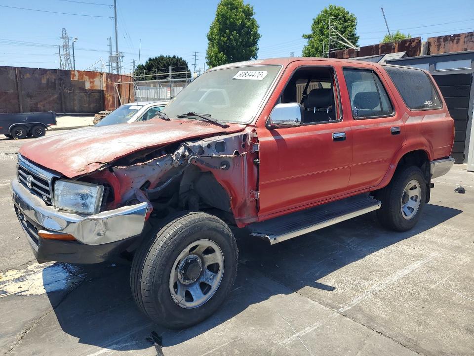1994 Toyota 4runner VIN JT3VN29V7R0024444 COPART salvage auction — FRONT END, Ca - Dis/Dlr/Exp Only Clean Title, sold $325 on 2026-07-31 (photo 1)