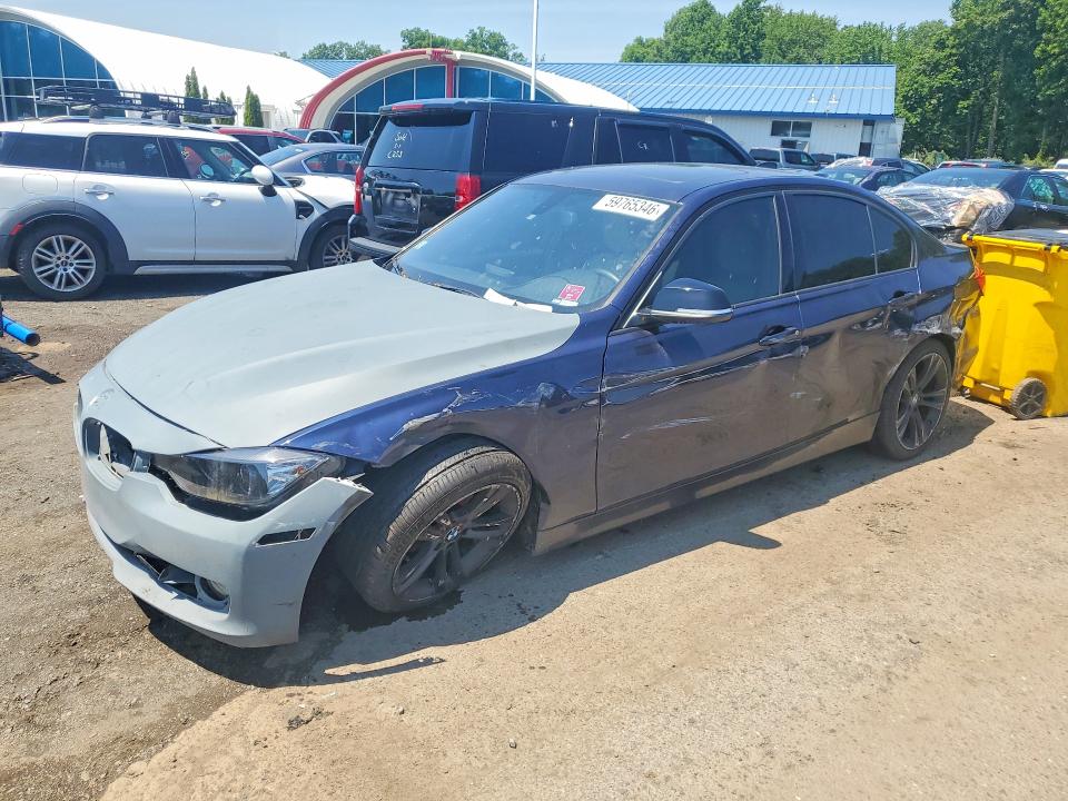 2013 BMW 3er VIN WBA3B3C54DF534036 COPART salvage auction — SIDE, Ma - Cert Of Title-Salvage, sold $450 on 2026-07-23 (photo 1)
